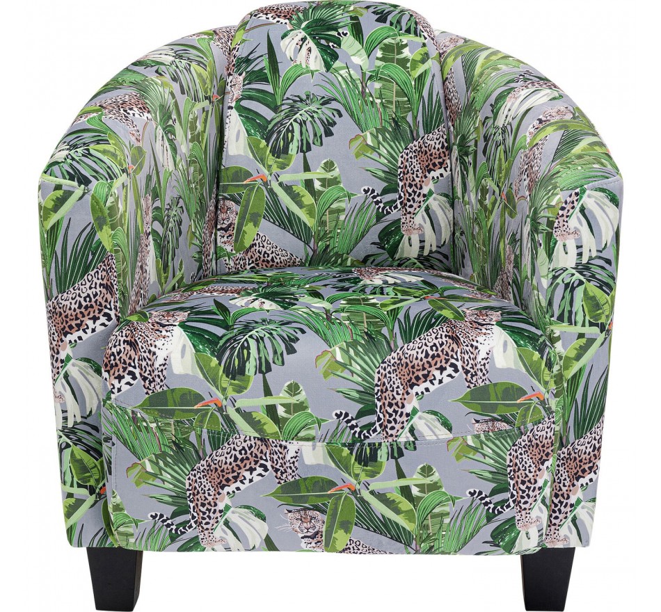 Fauteuil Cigar Lounge Jungle léopards Kare Design