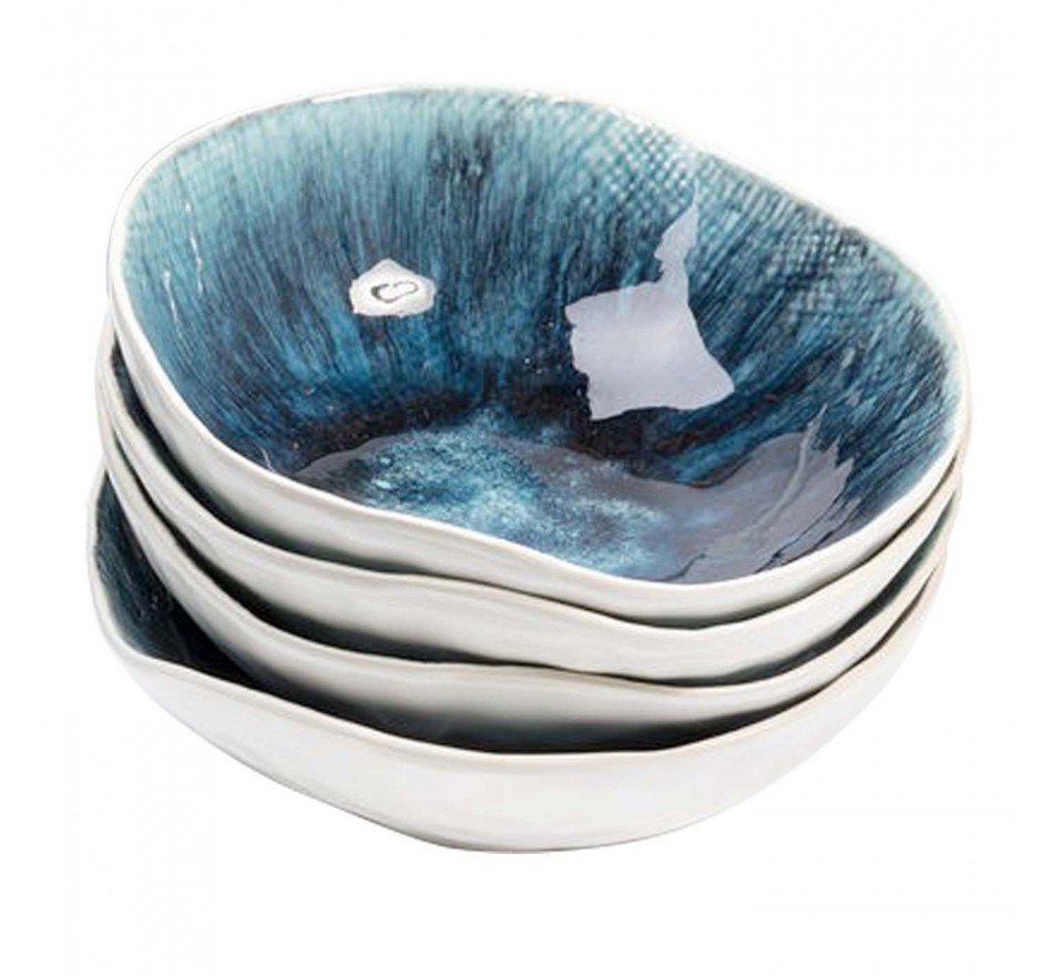Plate Deep Mustique Ø17cm (4/set) Kare Design Plate Deep Mustique Ø17cm (4/set) Kare Design
