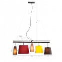 Lustre Parecchi Colore 100 Kare Design