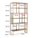 Etagère Cesaro 90x170cm Kare Design