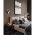Table d'appoint Rome argenté 40x40cm Kare Design