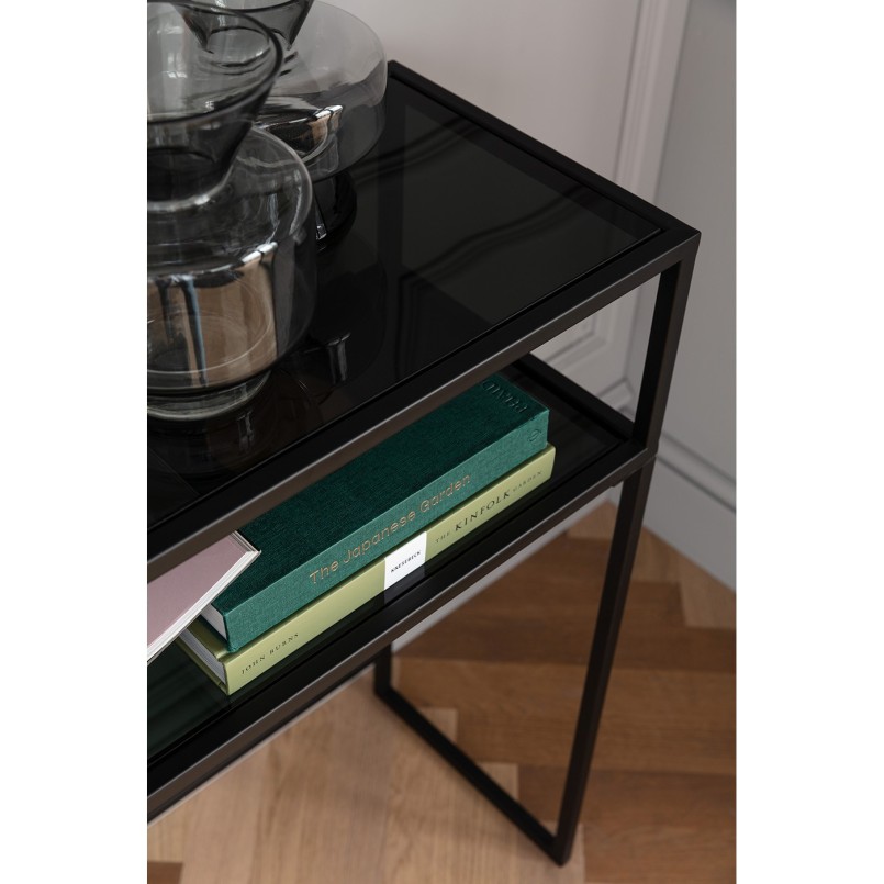 Console Loft noire 80x85cm Kare Design