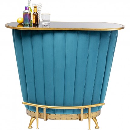 Bar After Work velours bleu Kare Design
