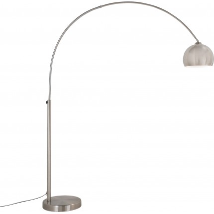 Lampadaire Lounge 175cm gris métallique Kare Design