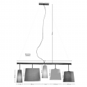 Suspension Parecchi noire 100cm Kare Design