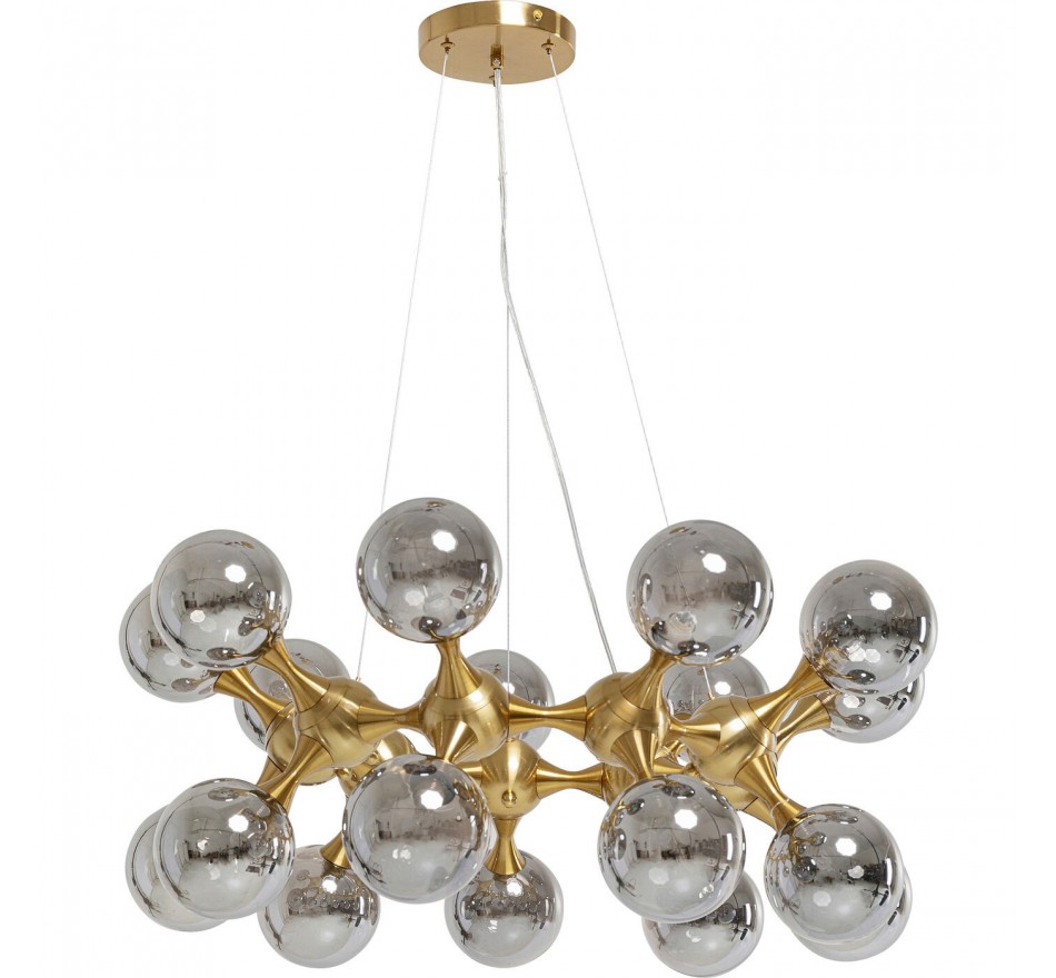 Pendant Lamp Atomic Balls 18 gold Kare Design Pendant Lamp Atomic Balls 18 gold Kare Design