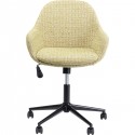 Chaise de bureau pivotante Margot verte Kare Design
