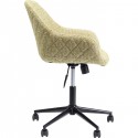 Chaise de bureau pivotante Margot verte Kare Design