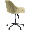 Chaise de bureau pivotante Margot verte Kare Design
