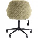 Chaise de bureau pivotante Margot verte Kare Design