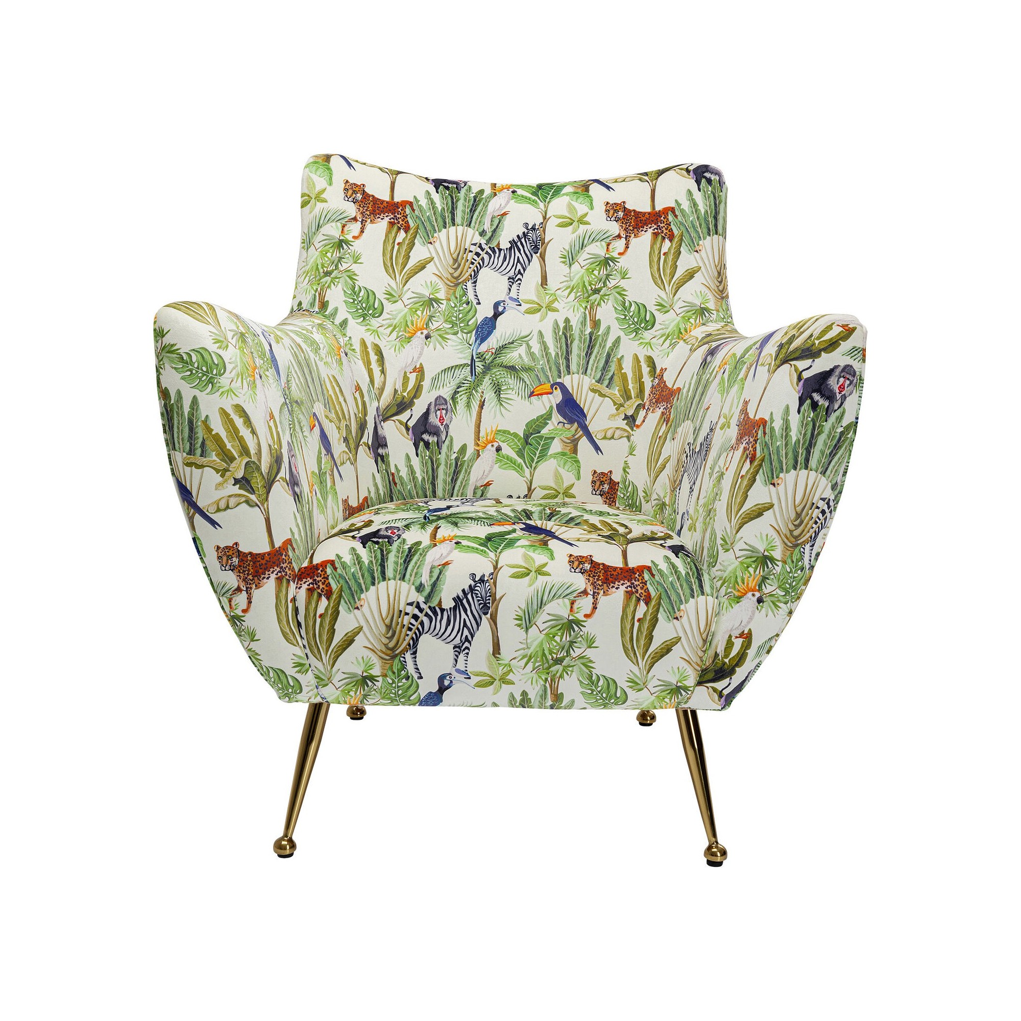 Fauteuil Goldfinger tropical Kare Design