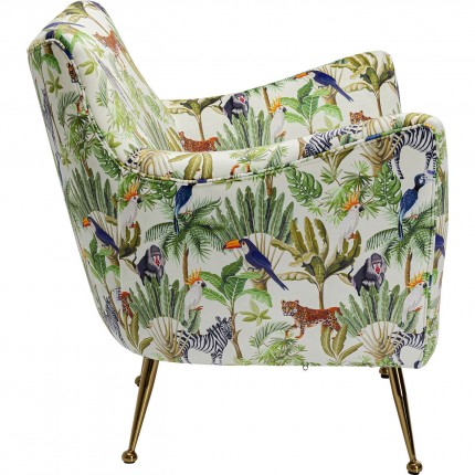 Fauteuil Goldfinger tropical Kare Design