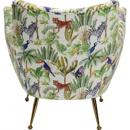 Fauteuil Goldfinger tropical Kare Design