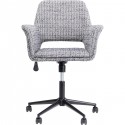 Chaise de bureau pivotante Marianne grise Kare Design