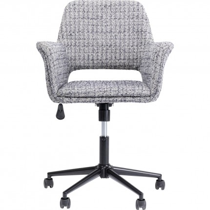 Chaise de bureau pivotante Marianne grise Kare Design