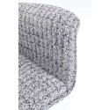 Chaise de bureau pivotante Marianne grise Kare Design