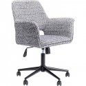 Chaise de bureau pivotante Marianne grise Kare Design