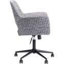 Chaise de bureau pivotante Marianne grise Kare Design