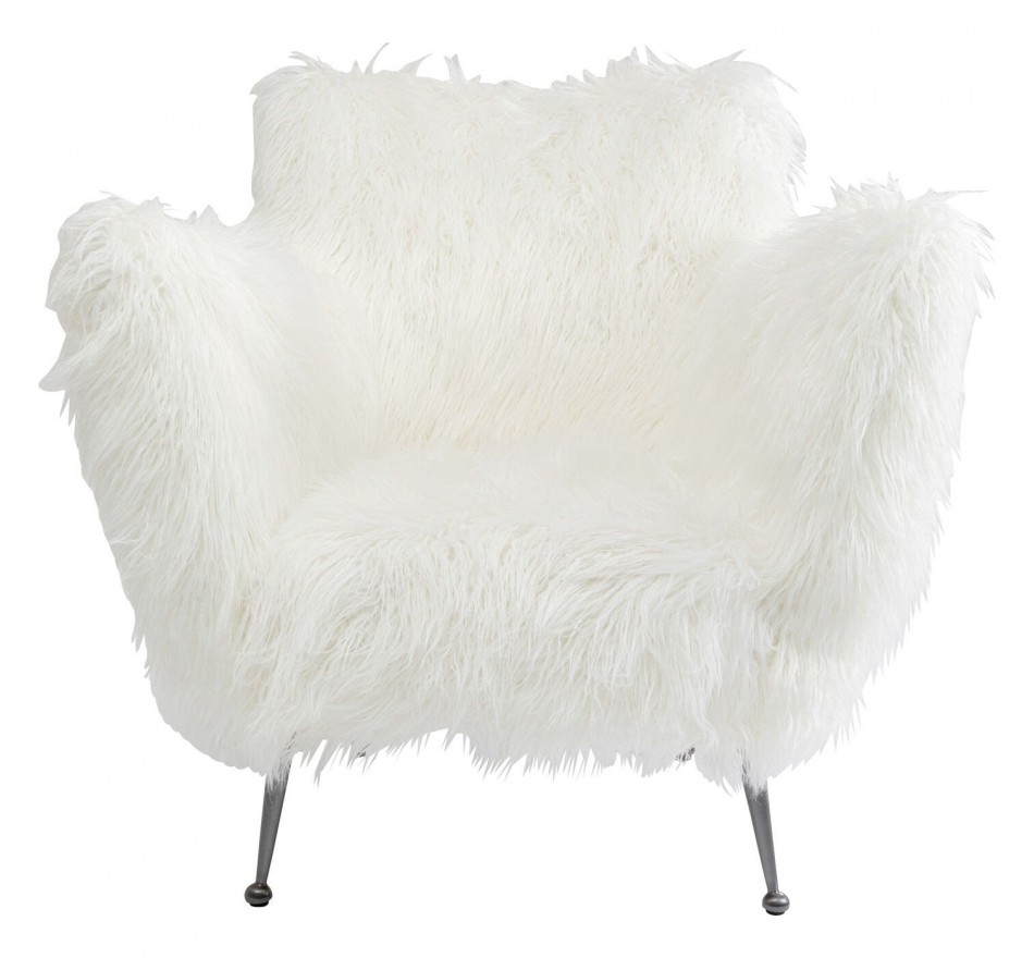 Fauteuil Goldfinger blanc Kare Design