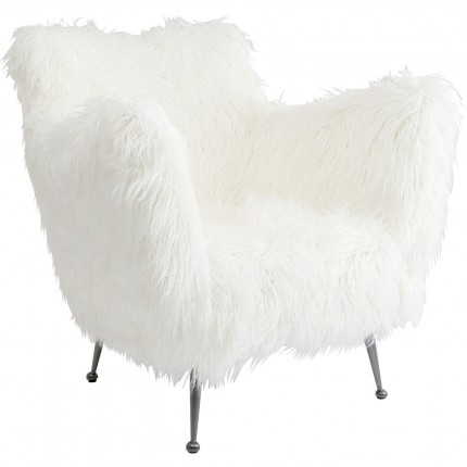 Fauteuil Goldfinger blanc Kare Design