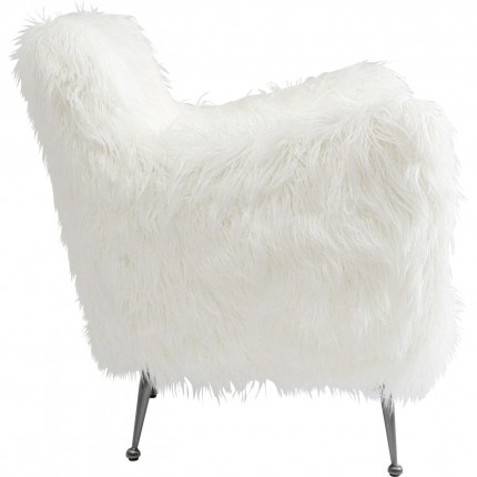 Fauteuil Goldfinger blanc Kare Design