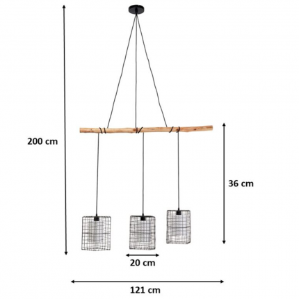 Suspension Three Grids Kare Design