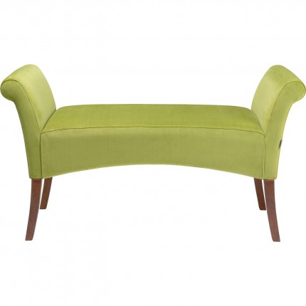 Banc Motley Astoria velours vert Kare Design