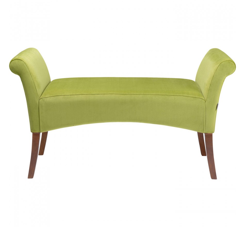 Banc Motley Astoria velours vert Kare Design