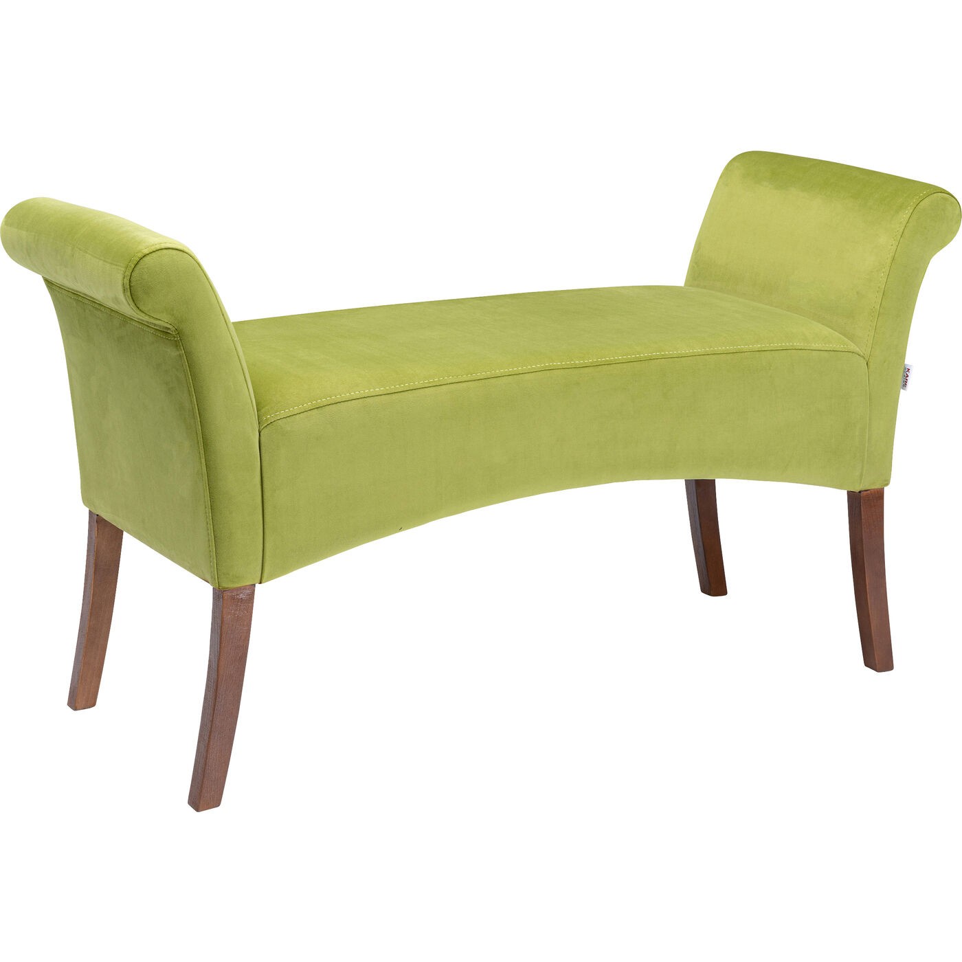 Banc Motley Astoria velours vert Kare Design