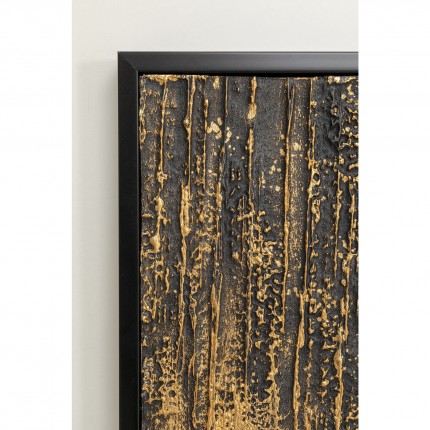 Peinture Frame Abstract noire 80x120cm Kare Design