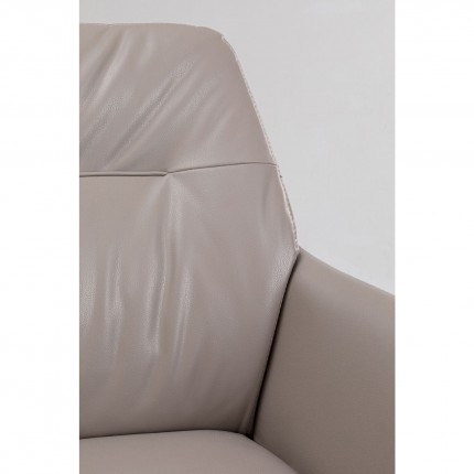 Chaise pivotante Amira grise Kare Design