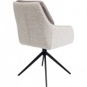 Chaise pivotante Amira grise Kare Design