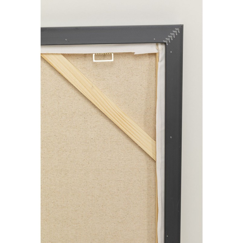 Peinture à l'huile Frame Abstract blanche 80x120cm Kare Design