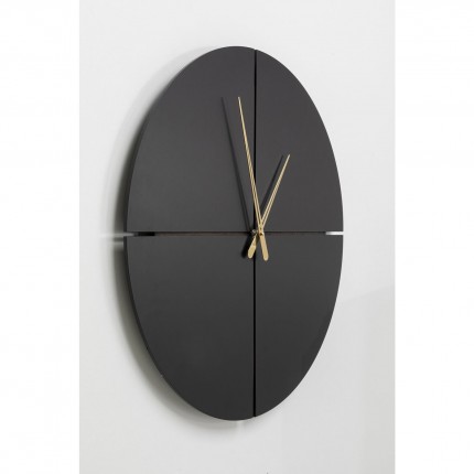 Horloge murale Andrea 60cm noire Kare Design