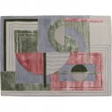 Tapis Cubic vert et rose 240x170cm Kare Design