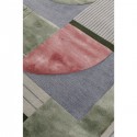 Tapis Cubic vert et rose 240x170cm Kare Design