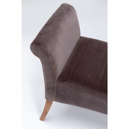 Banc Motley velours marron Kare Design