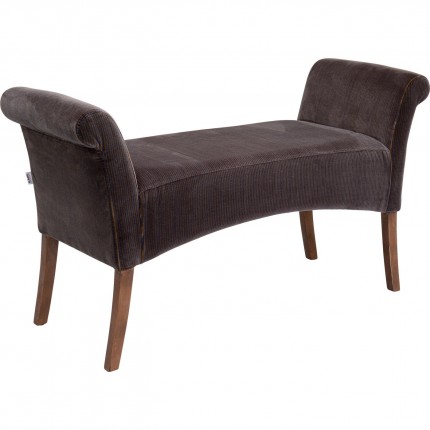 Banc Motley velours marron Kare Design