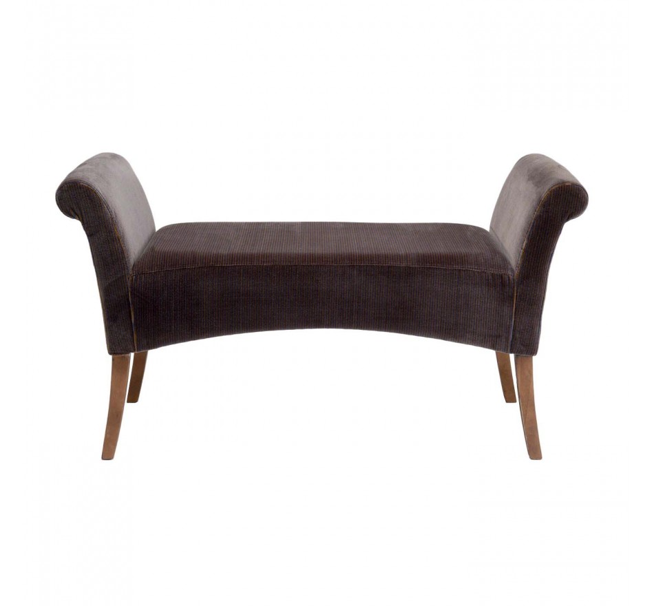 Banc Motley velours marron Kare Design