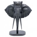 Déco éléphant couronne noire Kare Design