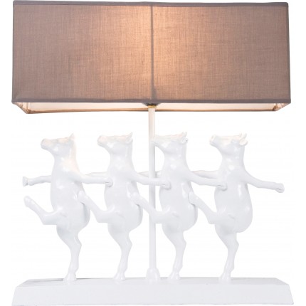 Lampe vaches blanches cancan Kare Design