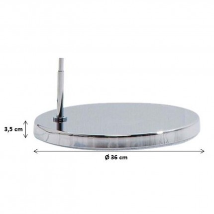 Lampadaire Gooseneck 205cm noir Kare Design