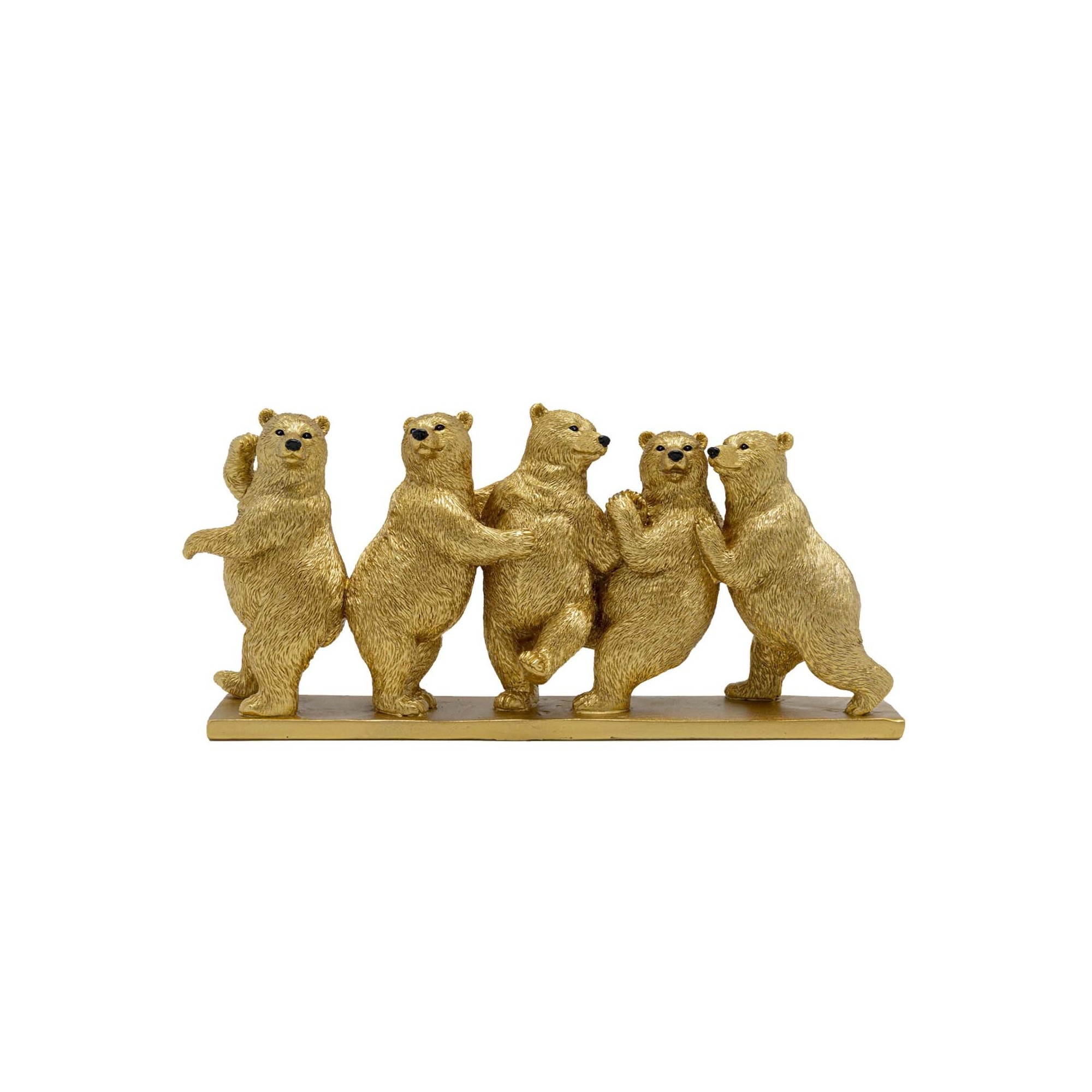 Déco ours dorés danseurs Kare Design