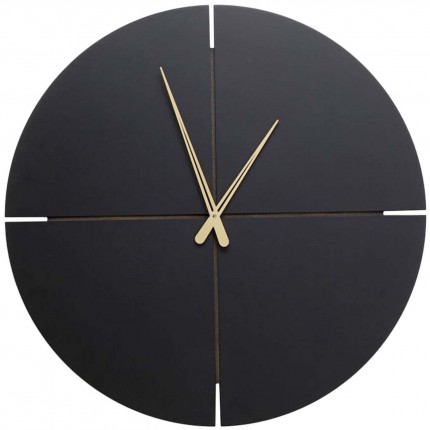 Horloge murale Andrea 60cm noire Kare Design