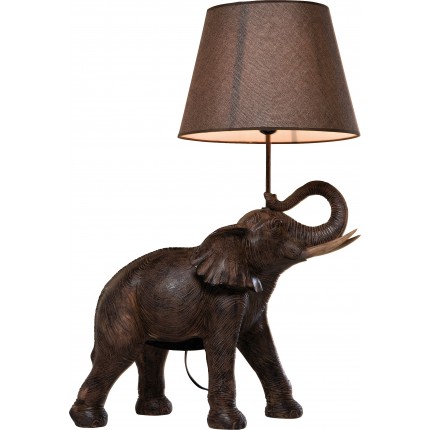 Lampe de table Éléphant marron Kare Design