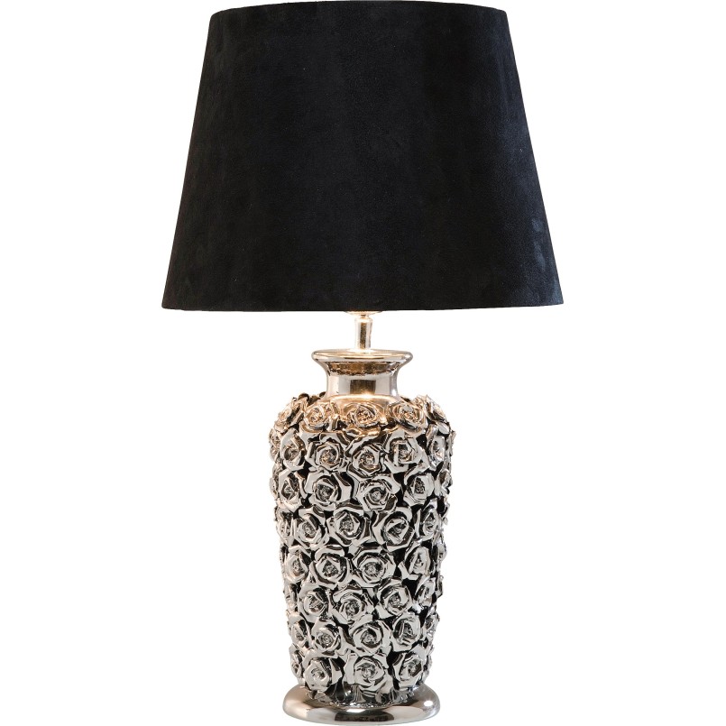Lampe de table roses chrome Kare Design