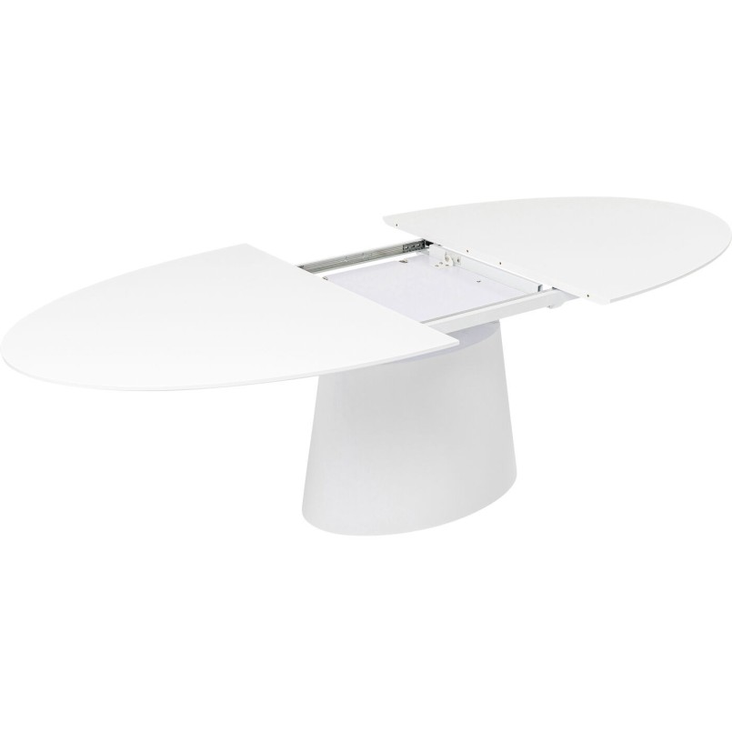 Table à rallonges Benvenuto blanche Kare Design