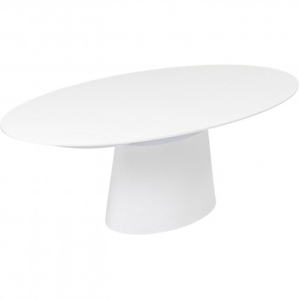 Table à rallonge Benvenuto blanche Kare Design