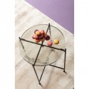 Table d'appoint Ice noir 40cm Kare Design