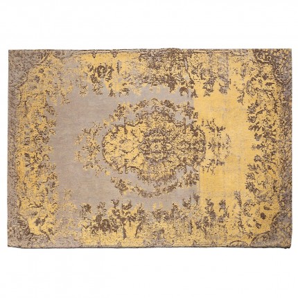 Tapis Carré Kelim Pop jaune 240x170 Kare Design